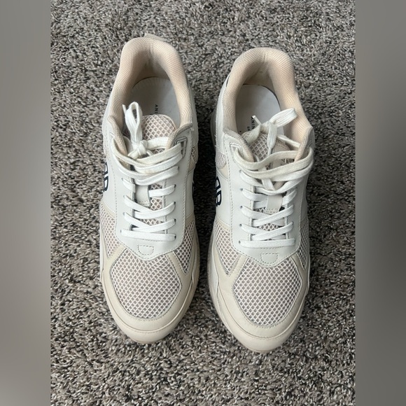 ANINE BING Beige Dina Sneakers Size 38 7.5 - Picture 3 of 6